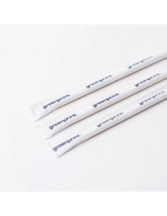 Standard Black Agave straws 21 cm, wrapped, 2000 pieces,... 2