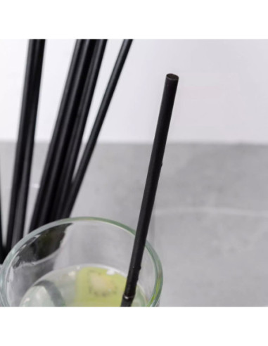Greenprint Standard Black Agave straws 21 cm,...