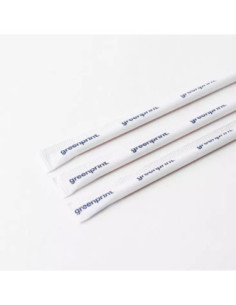 Greenprint Standard Natural Agave Straws 21 cm, wrapped,... 2