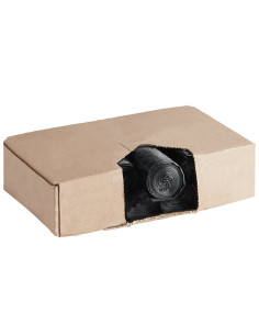 58 Gallon 38" x 58"  Black Trash Bag - 100/Case 2 Mil 2