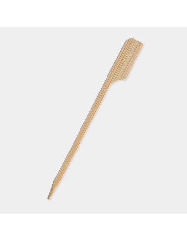 Bamboo  Compostable 3 1/2" Bamboo Paddle Food Pick / Skewer - 1000/Box