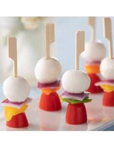 Bamboo Food Pick 4 1/2" Skewers 1000/Box 2