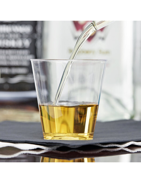 Fineline Quenchers 402-CL 2 oz. Plastic Shot Cup - 2500/Case