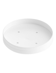 8 oz. White Paper Soup / Hot Food Cup Vented Lid - 500/Case 2