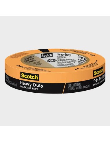 3M Scotch®15/16" x 60 Yards Orange Heavy-Duty Masking Tape 9 rolls