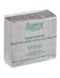 Hoffmaster Natural Onyx Linen-Like 1/8 Fold Dinner Napkin... 2