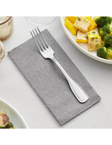 Hoffmaster Natural Onyx Linen-Like 1/8 Fold Dinner Napkin - 15 1/2" x 17" - 300/Case