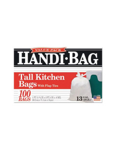 13 Gallon White Garbage Bag 60 count 2