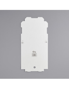 12" x 12" x 2" White Plain Pizza Box - 50/Bundle 2