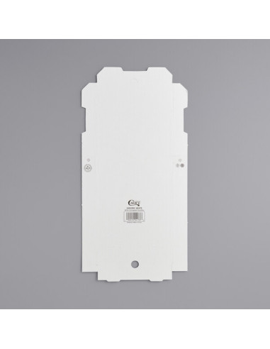 12" x 12" x 2" White Plain Pizza Box - 50/Bundle
