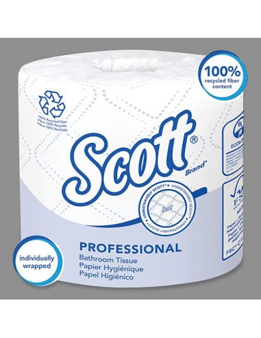 Scott Standard Toilet Paper, 2-Ply, 473 Sheets, 80 Rolls