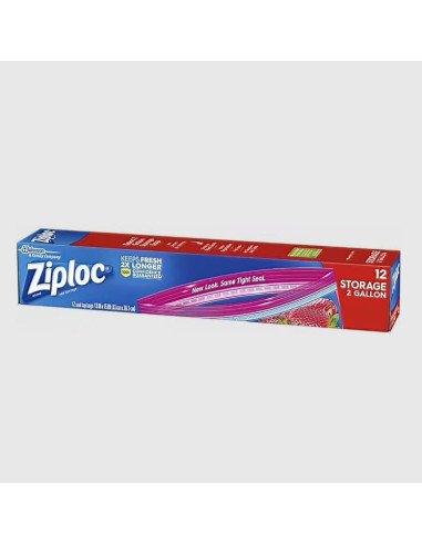 Ziploc Storage Bags, Jumbo 2 Gallon Size (10 Bags)