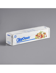 Cling 24" x 2000' Standard Film with Serrated Cutter