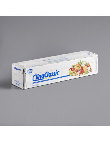 Cling 24" x 2000' Standard Film with Serrated Cutter