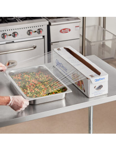 Cling 24" x 2000' Standard Film with Serrated Cutter 2