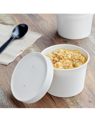 Solo 12 oz. White Double Poly-Coated Paper Food...