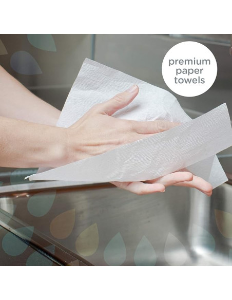 Kleenex® Hand Towels, White, 18 Boxes / Case, 120 Hand Towels / Box, 2,160 Hand Towels / Case