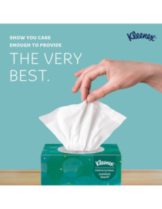 Kleenex Professional Facial Tissue, 21270, Upright Box,...