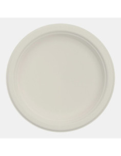 6" No PFAS Added Round Fiber Plate - 1000/Case 2