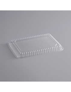 Oblong Clear Plastic Dome Lid for 1.5 Lb Shallow Foil...