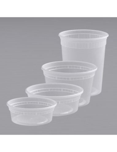 8 - 12 - 16 - 32 oz. Microwavable Translucent...