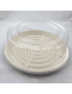 EccoCane 12" High Dome PET Plastic Lid 2