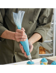 Ateco 18" High-Grip Clear Disposable Pastry Bag 100/Roll 2