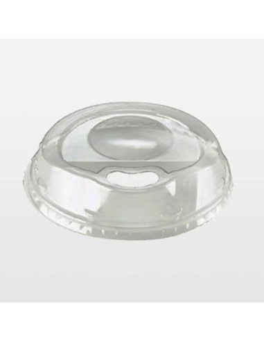 ASP662 Clear 9/12 oz. Plastic Sip Thru Dome Lid...