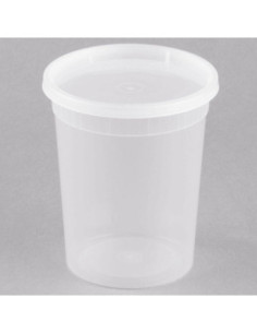 Microwavable Translucent Plastic Deli Container and Lid... 2