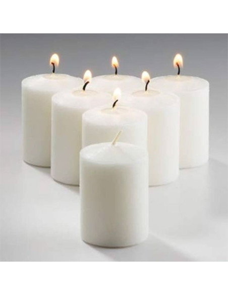 15 Hour White Votive Candles 144/Case
