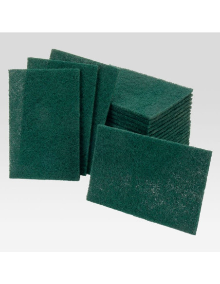 Polystyrene Heavy Duty Scouring Pad, Green, 6" x 9"  60/Case