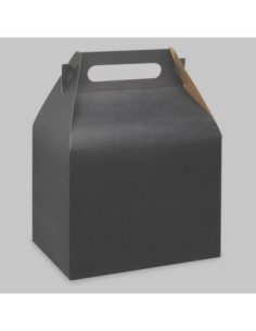 Gable Boxes - 10 x 7 x 8", Black 2