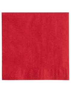 Red 2-Ply Customizable Beverage / Cocktail Napkin -...