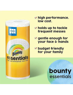 Bounty Essentials Select-A-Size Paper Towels, 12 Double... 2
