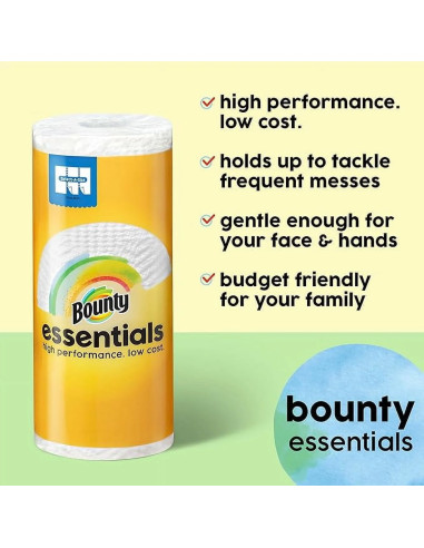 Bounty Essentials Select-A-Size Paper Towels,...