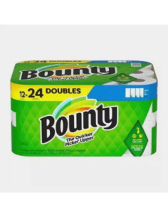 Bounty SAS White Paper Towels 12pk
