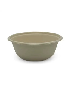 Bowl 48 OZ Pulp Fiber Natural Round 300/Case