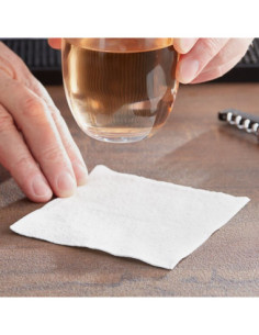 2-Ply White Beverage Cocktail Napkin - 3000/Case 2