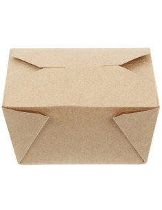 Kraft No 1 Microwavable Folded Paper Take-Out Container –... 2