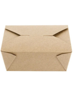 Kraft No 8 Microwavable Folded Paper Take-Out Container... 2