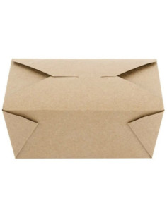 Kraft No 4 Microwavable Folded Paper Take-Out Container –... 2