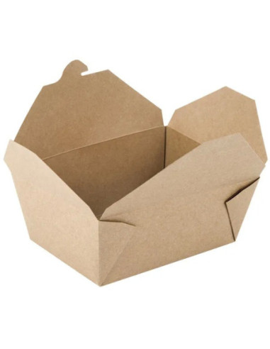 Kraft No 4 Microwavable Folded Paper Take-Out...