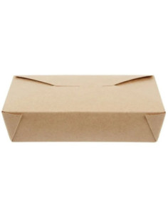 Kraft No 2 Microwavable Folded Paper Take-Out Container –... 2