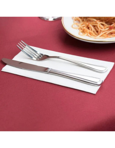 Linen-Feel White 1/6 Fold Guest Towel – 500/Case