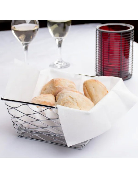 Linen-Feel White 1/6 Fold Guest Towel – 500/Case