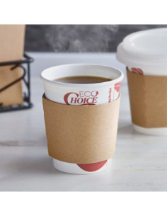 10 - 20 oz. Kraft Coffee Cup Sleeve / Jacket / Clutch -... 2