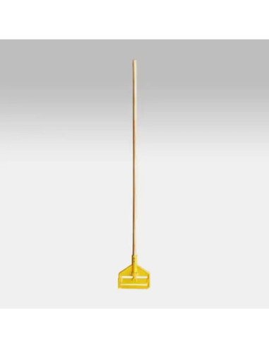 Rubbermaid FGH115000000 Invader 54″ Wood Wet Mop Handle Side Gate Style