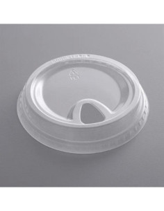16, 20, and 24 oz. Clear Sip-Through Lid with Extra-Wide...