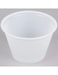 Dart Solo cup P100N plastic souffle cup 1-2 oz. 2500/cs 2