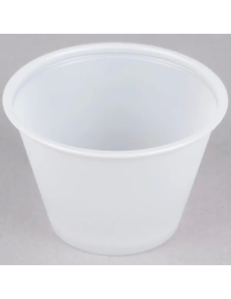 Dart Solo cup P100N plastic souffle cup 1-2 oz. 2500/cs